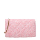 Pink Fabric Clutch Bag