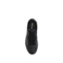 Black Calf Leather Bos Taurus Sneakers