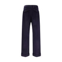 Blue Cotton Pants