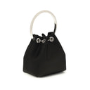 Black Silk Backet Bag