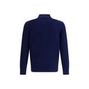Blue Cashmere Polo Shirt