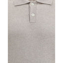 Camisa Polo Beige de Cachemira