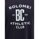 Ropa deportiva de algodón azul