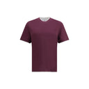 Camiseta de algodón morada