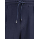 Blue Cashmere Athletic Pants