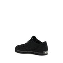 Black Leather Low Top Sneakers