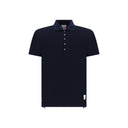 Blue Cotton Polo Shirt