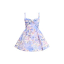 Multicolor Linen Casual Dress