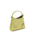 Bolso de mano de cuero de becerro amarillo Bos Taurus