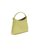 Bolso de mano de cuero de becerro amarillo Bos Taurus