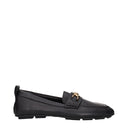 Black Leather Slip-On Loafers
