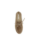 Mocasines Beige de Cuero de Ternero Bos Taurus Sin Cordones