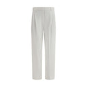 White Cotton Dress Pants