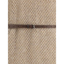 Vestido casual beige de mohair
