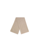 Бежевый шерстяной шарф