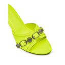 Yellow Leather Mules