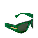 Gafas de sol verdes de acetato