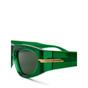 Gafas de sol verdes de acetato