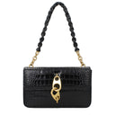 Black Leather Shoulder Bag