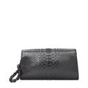 Gray Skin Clutch Bag
