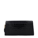 Black Leather Clutch Bag