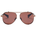 Multicolor Stainless Steel Sunglasses