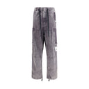 Black Cotton Cargo Pants