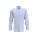 Blue Cotton Pattern Shirt