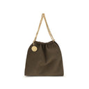 Brown Polyester Shoulder Bag