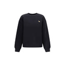Black Cotton Sweatshirt