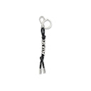Black Recycled Polyamide Keychain