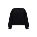 Black Cotton Sweatshirt