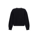 Black Cotton Sweatshirt