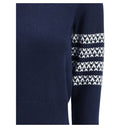 Blue Fleece Wool Sweatshirt