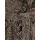 Brown Polyester Coat