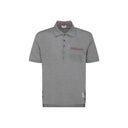 Gray Cotton Polo Shirt