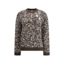Brown Fleece Wool Sweatshirt