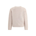 Cream Merino Wool Sweatshirt