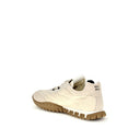 Cream Recycled Polyamide Athletic Sneakers