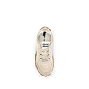 Cream Recycled Polyamide Athletic Sneakers