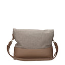 Beige Fabric Shoulder Bag