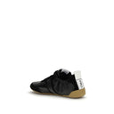 Black Goatskin Athletic Sneakers