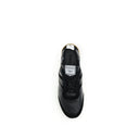 Black Goatskin Athletic Sneakers