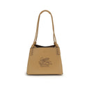 Beige Calf Leather Bos Taurus Shoulder Bag