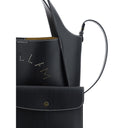 Black Polyamide Shoulder Bag