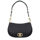 Black Leather Shoulder Bag