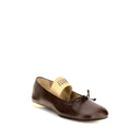 Brown Calf Leather Bos Taurus Ballet Flats