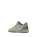 White Calf Leather Bos Taurus Low Top Sneakers