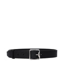 Black Leather Regular Belt