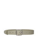 Green Leather Regular Belt